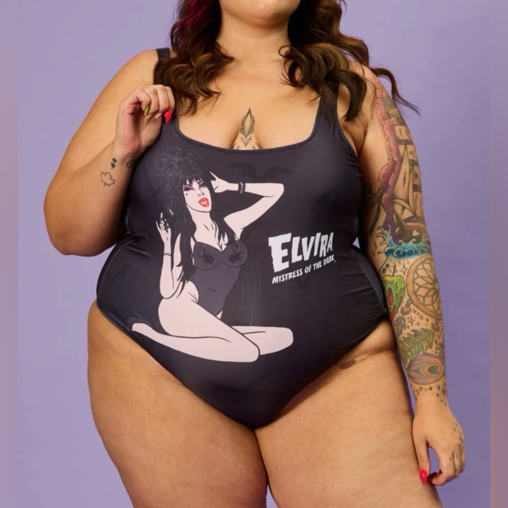 NWT Cakeworthy Elvira one-piece swimsuit sizes S,M,L,XL,3X,4X - Picture 3 of 11